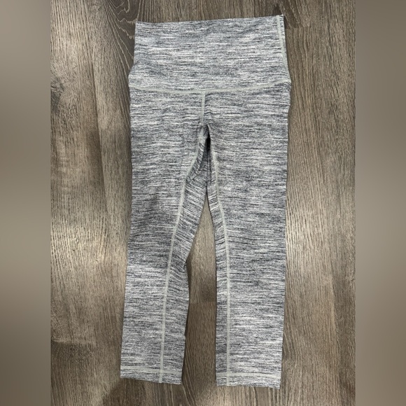 Lululemon Athletica Gray Leggings With Performance Fabric